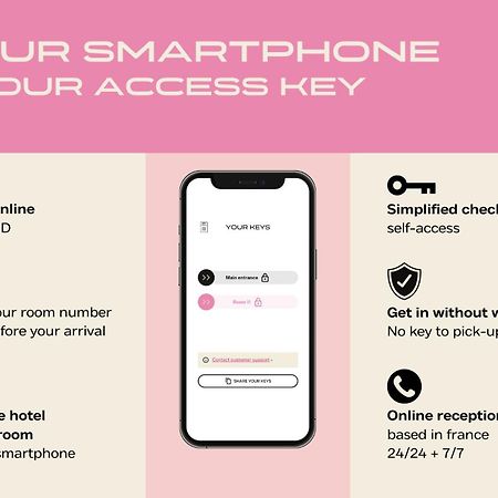 Hotel Gambettes - Entree Autonome, Reception En Ligne - Encore Mieux Лимож Екстериор снимка